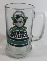 Rare 1993 Cutler Brands and Designs Anaheim Mighty Ducks NHL Ice Hockey Team 5 1/2" Tall Glass Beer Mug