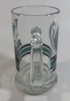 Rare 1993 Cutler Brands and Designs Anaheim Mighty Ducks NHL Ice Hockey Team 5 1/2" Tall Glass Beer Mug