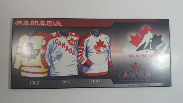 Molson Canadian Hockey Canada Team Jersey History Wall Plaque Board