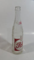 Vintage 1958 Sparkling Pepsi Cola Soda Pop Red and White 10 Fl oz Clear Glass Beverage Bottle Montreal