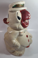 Antique Hand Painted 1940s Walt Disney José (Joe) Caricoa and Donald Duck Turnabout Cookie Jar Double Sided