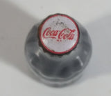 Vintage 1960s Coca-Cola Coke Soda Pop 3" Tall Mini Miniature Tiny Full Glass Soda Pop Bottle With White Metal Cap