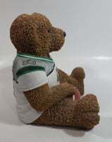 Very Hard To Find CFL Canadian Football League Grey Cup Championship Regina 2003 #03 Saskatchewan Roughriders 6 1/2" Tall Resin Teddy Bear Coin Bank Sports Team Collectible