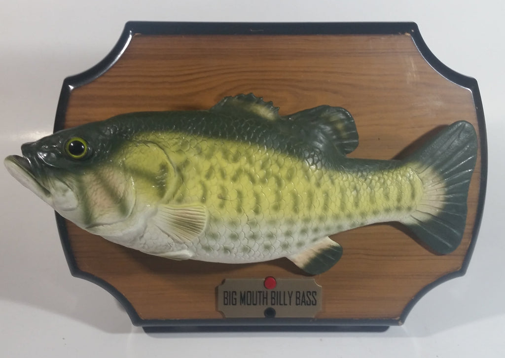 Poisson Chantant Gemmy Big Mouth Billy Bass 1999 - Vintage Déco Murale