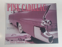 Pink 1955 Cadillac Eldorado Dual-Carbureted  331-cid V-8 Engine Tin Metal Sign 12" x 15"