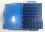 2007 Hot Wheels 48 Car Carrying Case Blue Plastic Container