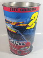 Rare HTF Dupont Hendrick Motorsports #24 Jeff Gordon 15" Tall Metal Trash Can - Like New Condition