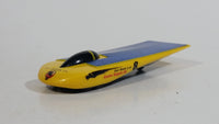 1998 Hot Wheels First Editions Solar Eagle III Yellow Plastic and Die Cast Toy Car Vehicle