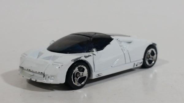 1998 Hot Wheels First Editions Ford GT-90 White Die Cast Toy Car Vehicle