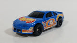 2000 Hot Wheels Racer Nascar #44 7/20 Blue Die Cast Toy Race Car Vehicle McDonald's Happy Meal