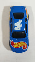 2000 Hot Wheels Racer Nascar #44 7/20 Blue Die Cast Toy Race Car Vehicle McDonald's Happy Meal