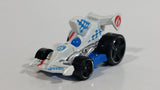 2013 Hot Wheels HW Racing Track Aces Tarmac Attack White Die Cast Toy Race Car Vehicle