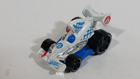 2013 Hot Wheels HW Racing Track Aces Tarmac Attack White Die Cast Toy Race Car Vehicle