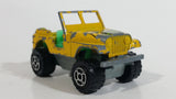 Majorette Jeep CJ 4x4 No. 290 & No. 244 Yellow 1/54 Scale Die Cast Toy Car Vehicle