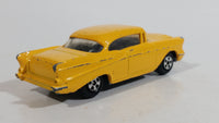 Ertl '57 Chevy Bel Air Yellow Die Cast Toy Car Vehicle with Opening Hood - Hong Kong