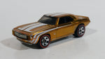 Rare 2008 Hot Wheels Classics 4 '69 Camaro Spectraflame Gold Die Cast Toy Muscle Car Vehicle Red Line 5SP