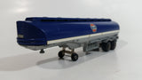 Rare VHTF Vintage Majorette Gulf Gas Oil Fuel Tanker Semi Tractor Trailer Blue Die Cast Toy Vehicle