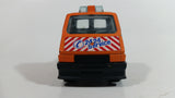 1984 Vintage Majorette Renault Master T35 Flat Bed Tow Truck Orange 1/45 Scale  Die Cast Toy Vehicle