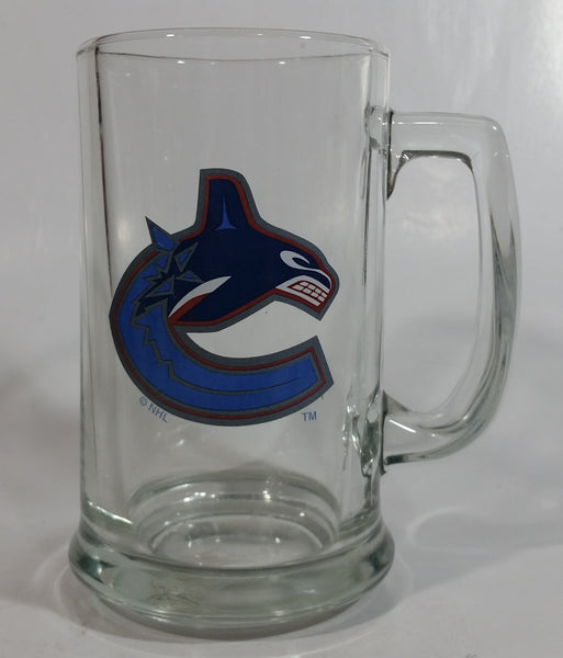 Vancouver Canucks NHL Ice Hockey Team 5 1/2" Tall Glass Beer Mug