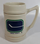 Vancouver Canucks NHL Ice Hockey Circa 1970/71 Vintage Logo 7" Tall Stoneware Beer Mug