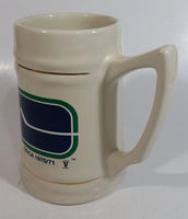 Vancouver Canucks NHL Ice Hockey Circa 1970/71 Vintage Logo 7" Tall Stoneware Beer Mug