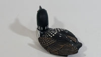 1970s Heritage Decoys Common Loon Miniature Bird Sculpture J.B. Garton