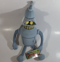 Rare HTF Version 2014 Fox Futurama Bender Robot Cartoon Character 19" Tall Plush Plushy with Original Tags