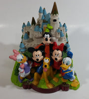 2001 Disney Disneyland Characters in Front of Castle 8" Tall PVC Coin Bank