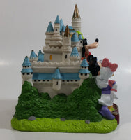 2001 Disney Disneyland Characters in Front of Castle 8" Tall PVC Coin Bank