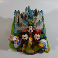 2001 Disney Disneyland Characters in Front of Castle 8" Tall PVC Coin Bank