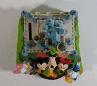 2001 Disney Disneyland Characters in Front of Castle 8" Tall PVC Coin Bank