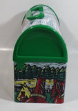 Rare Very Hard to Find Pilsner Beer with Train Locomotive Themed Metal Lunch Box Container 8 3/4" Wide