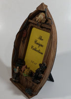 The Unique Collection Wooden Boat Ocean Themed 3 1/2" x 5" Resin Picture Photo Frame