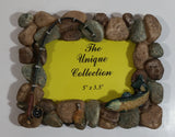 The Unique Collection River Rock Fishing Fish Themed 3 1/2" x 5" Resin Picture Photo Frame