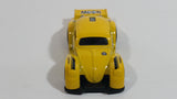 2019 Hot Wheels Volkswagen Kafer Racer Moon Eyes Yellow Die Cast Toy Car Vehicle