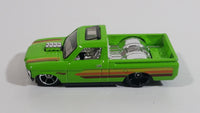 2019 Hot Wheels HW Hot Trucks Custom '72 Chevy LUV Truck Bright Green Die Cast Toy Car Vehicle