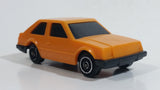 1982 Tonka Ford Escort Orange Plastic Toy Car Vehicle Made in USA