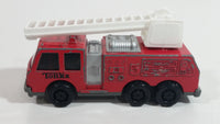 1992 Tonka Red Fire Ladder and Hook Truck DieCast Toy Vehicle - McDonald's Happy Meal