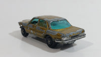 Vintage Yatming No. 1012 Mercedes-Benz 450 SEL Gold Die Cast Toy Car Vehicle - Hong Kong