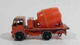 Vintage Lesney Products Matchbox Series Foden Cement Mixer Truck Orange No. 26 Die Cast Toy Car Vehicle - Made in England
