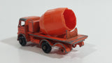 Vintage Lesney Products Matchbox Series Foden Cement Mixer Truck Orange No. 26 Die Cast Toy Car Vehicle - Made in England