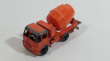 Vintage Lesney Products Matchbox Series Foden Cement Mixer Truck Orange No. 26 Die Cast Toy Car Vehicle - Made in England