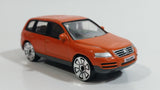 RealToy Volkswagen Touareg Orange 1/61 Scale Die Cast Toy Car Vehicle