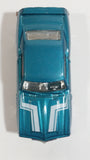 2010 Hot Wheels Muscle Mania 1969 Pontiac Firebird T/A Metalflake Aqua Blue Die Cast Toy Car Vehicle