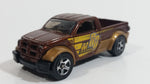 2004 Hot Wheels Dodge M80 Truck Metalflake Brown Die Cast Toy Car Vehicle 5SP