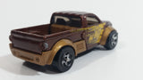 2004 Hot Wheels Dodge M80 Truck Metalflake Brown Die Cast Toy Car Vehicle 5SP