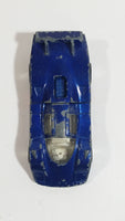 2001 Hot Wheels Pavement Pounder Sol-Aire CX-4 Blue Die Cast Toy Car Vehicle Opening Rear Hood