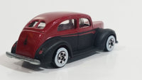 2007 Hot Wheels Since '68 '40 Ford 2-Door Metalflake Red and Black Die Cast Toy Hot Car Vehicle WW