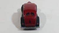 2007 Hot Wheels Since '68 '40 Ford 2-Door Metalflake Red and Black Die Cast Toy Hot Car Vehicle WW