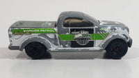 2002 Hot Wheels Fed Fleet Dodge Power Wagon Truck Border Patrol White Die Cast Toy Car Vehicle